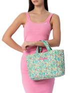 MC2 Saint Barth Betsy Quilted Soft Tote Mid Bag | Made With Liberty Fabric