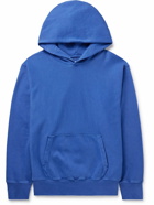 Les Tien - Garment-Dyed Cotton-Jersey Hoodie - Blue