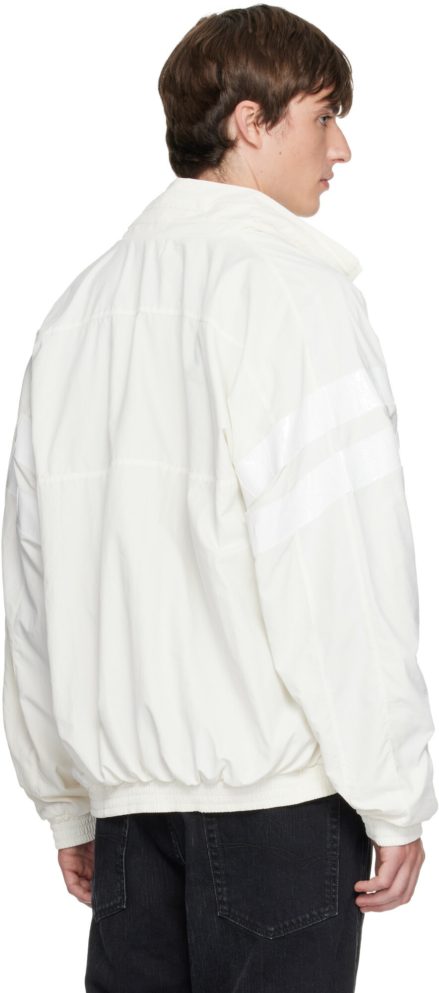 VETEMENTS White Tape Tracksuit Jacket