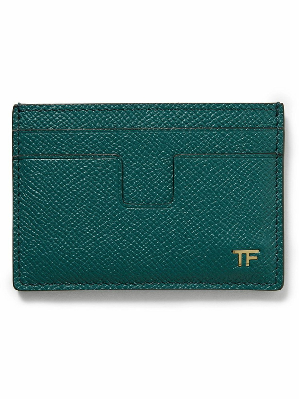 Photo: TOM FORD - Pebble-Grain Leather Cardholder