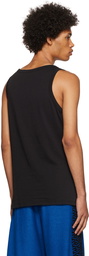 Versace Underwear Two-Pack Black Boat Neck Tank Tops