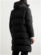 Herno Laminar - Laminar Quilted Crinkled-Shell Hooded Down Parka - Black