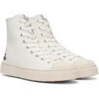 Vivienne Westwood White High Top Plimsoll Sneakers