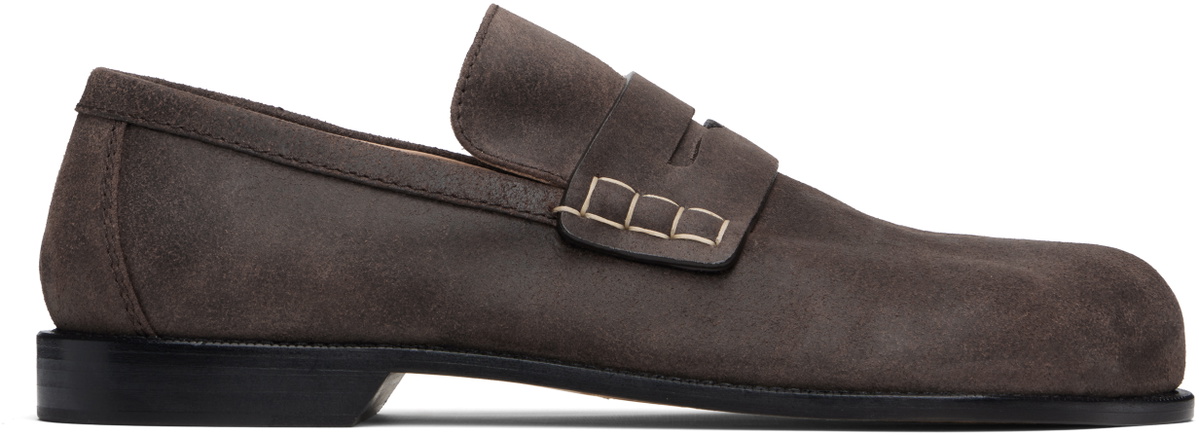 JW Anderson Brown Paw Loafers