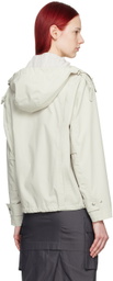 Youth Beige Raw Edge Jacket
