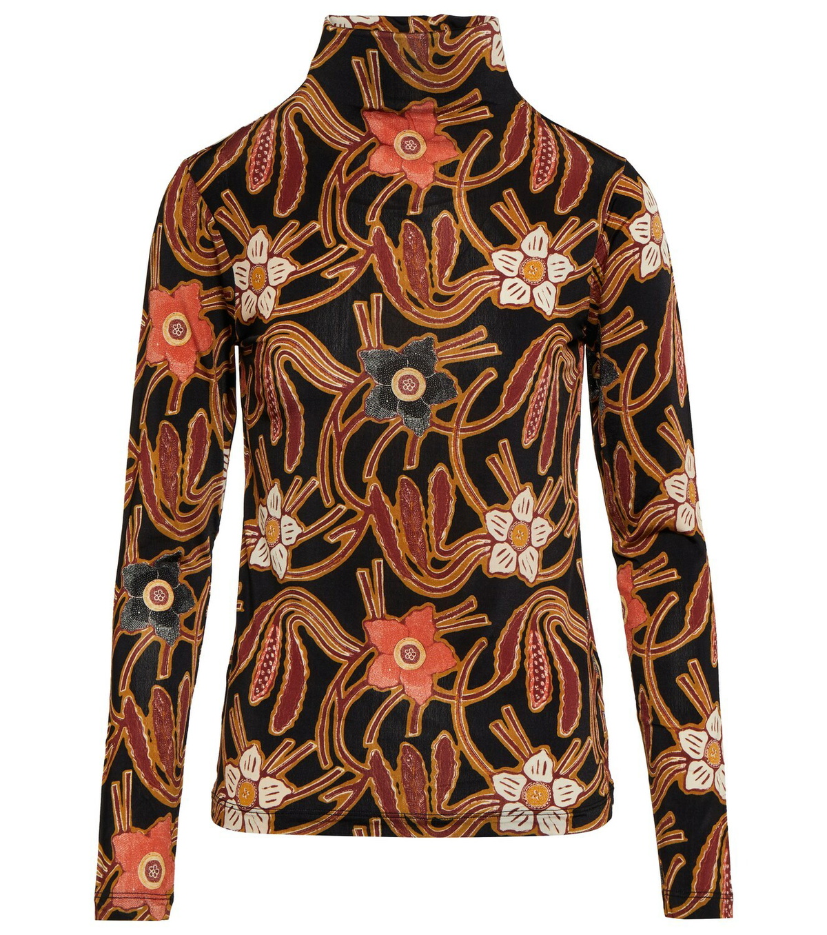 Ulla Johnson Aurelia printed turtleneck top