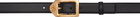 Versace Black Medusa Biggie Leather 3 CM Belt