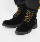 Off-White - Timberland Velvet Boots - Black