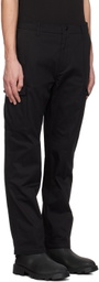 Moncler Black Logo Patch Cargo Pants