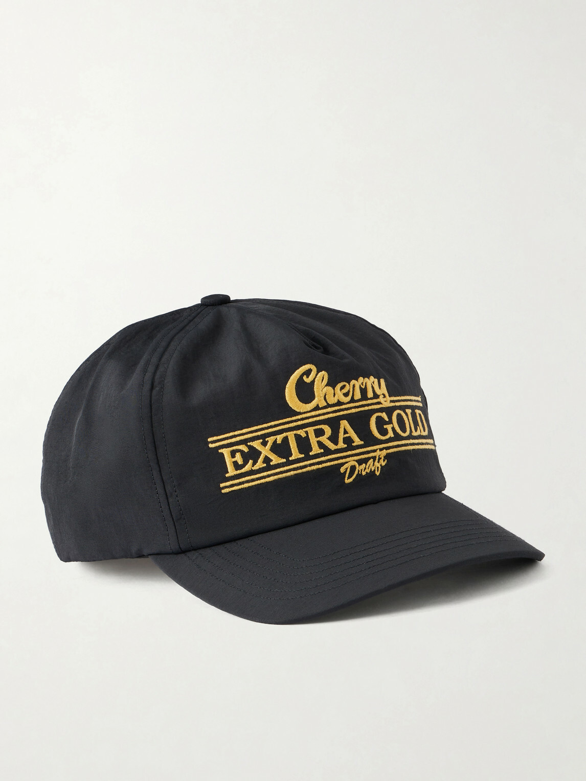 Cherry Los Angeles - Extra Gold Logo-Embroidered Shell Cap
