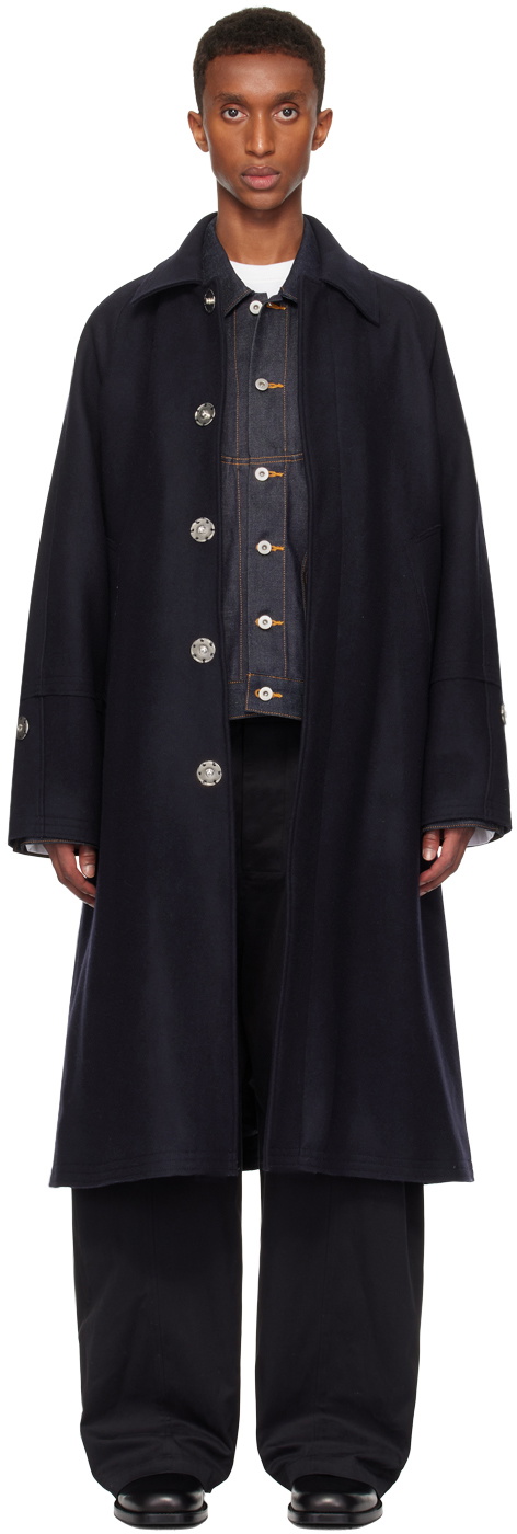 OUAT Navy Meta Coat