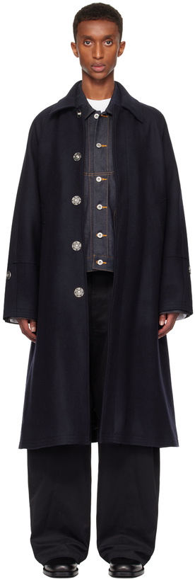 Photo: OUAT Navy Meta Coat