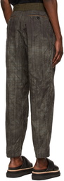 Sacai Grey Glencheck Trousers