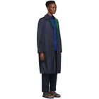 Dries Van Noten Reversible Navy Ryd Coat