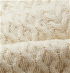 Mr P. - Cable-Knit Alpaca-Blend Sweater - Neutrals
