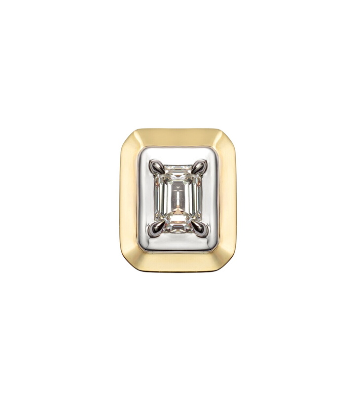Photo: Rainbow K 9kt gold single earring with diamond