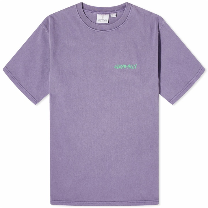 Photo: Gramicci Men's Carabiner T-Shirt in Purple Pigment