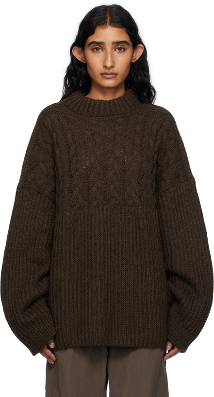 Photo: Cecilie Bahnsen Brown Belinda Sweater