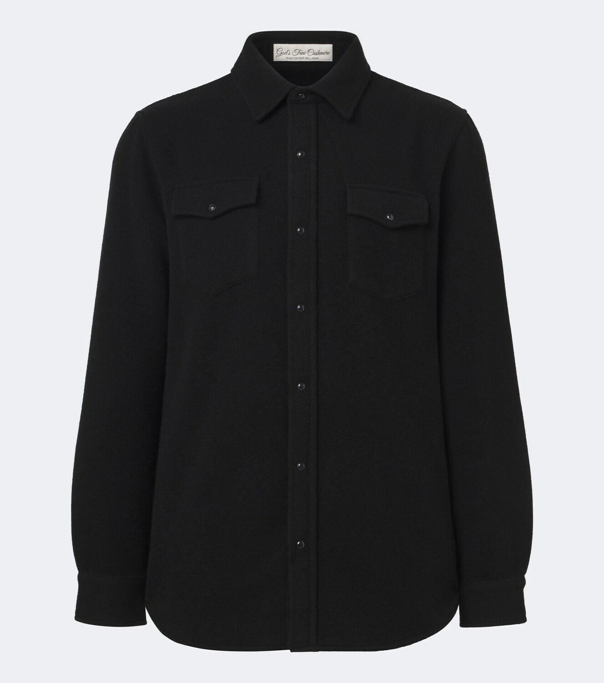 God's True Cashmere Cashmere shirt with spinels