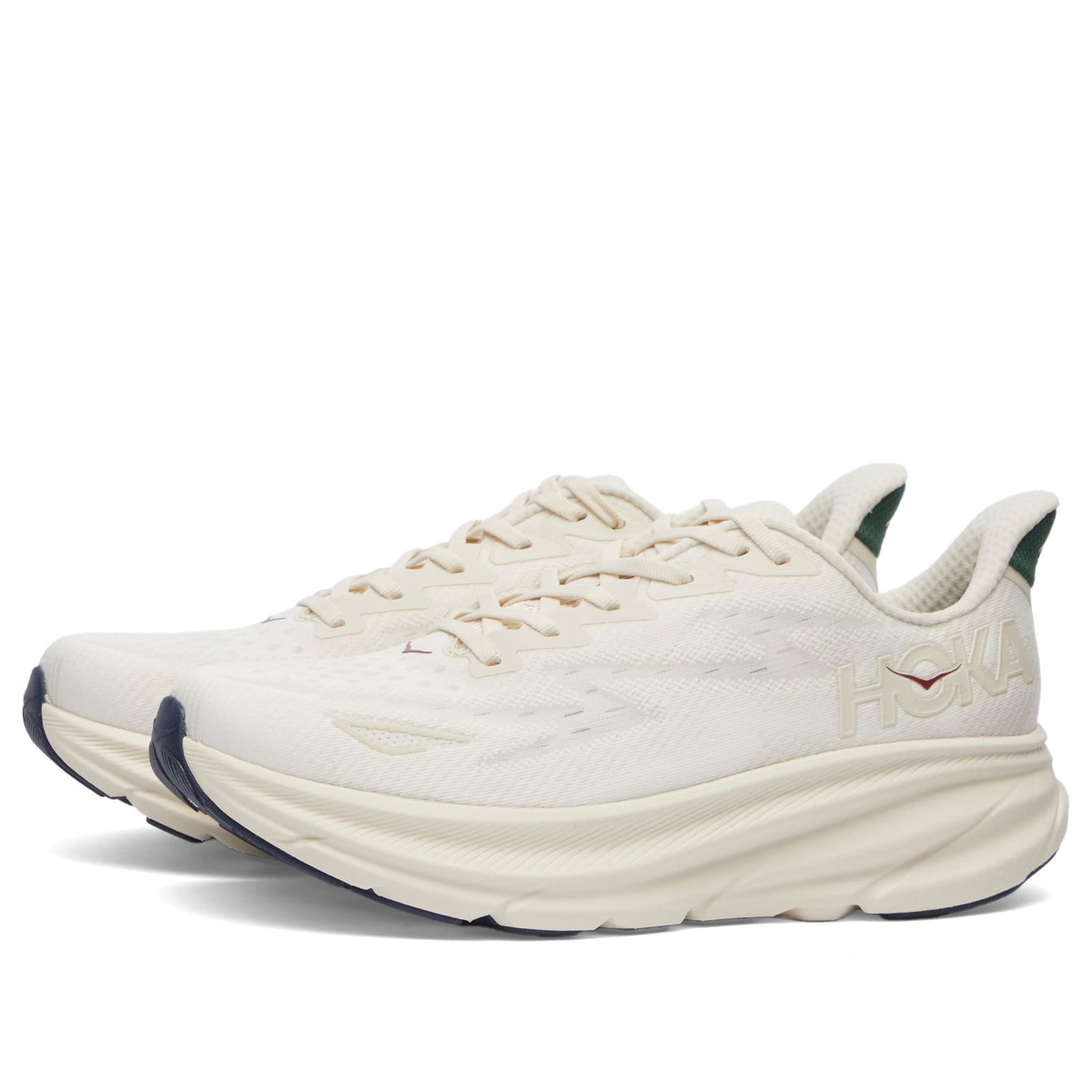 HOKA ONE ONE CLIFTON 9 28cmクリーム HOKA ONE ONE M Clifton 9 in Oat Milk/Alabaster Hoka One One
