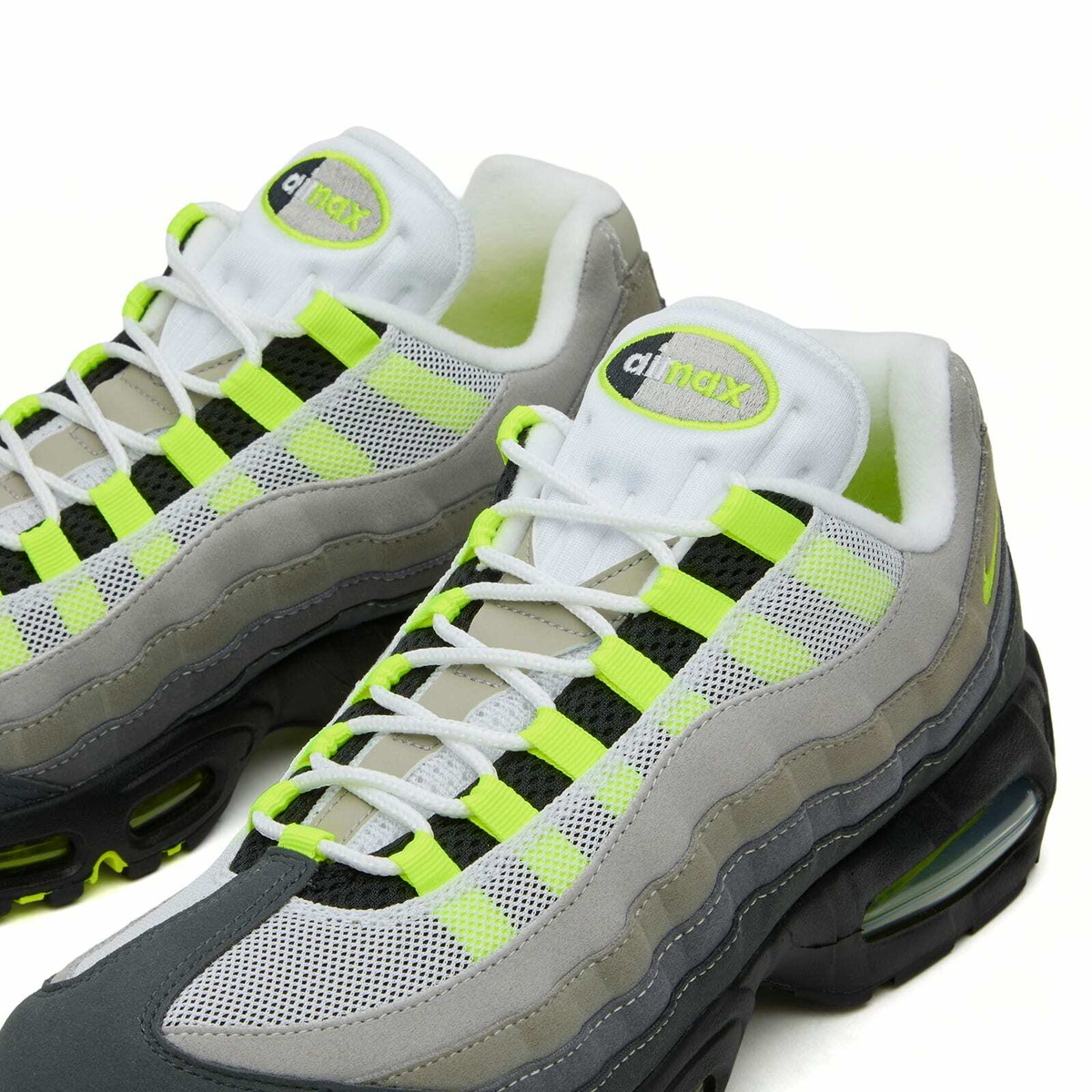 Nike Air Max 95 Og Sneaker in Black/Neon Yellow
