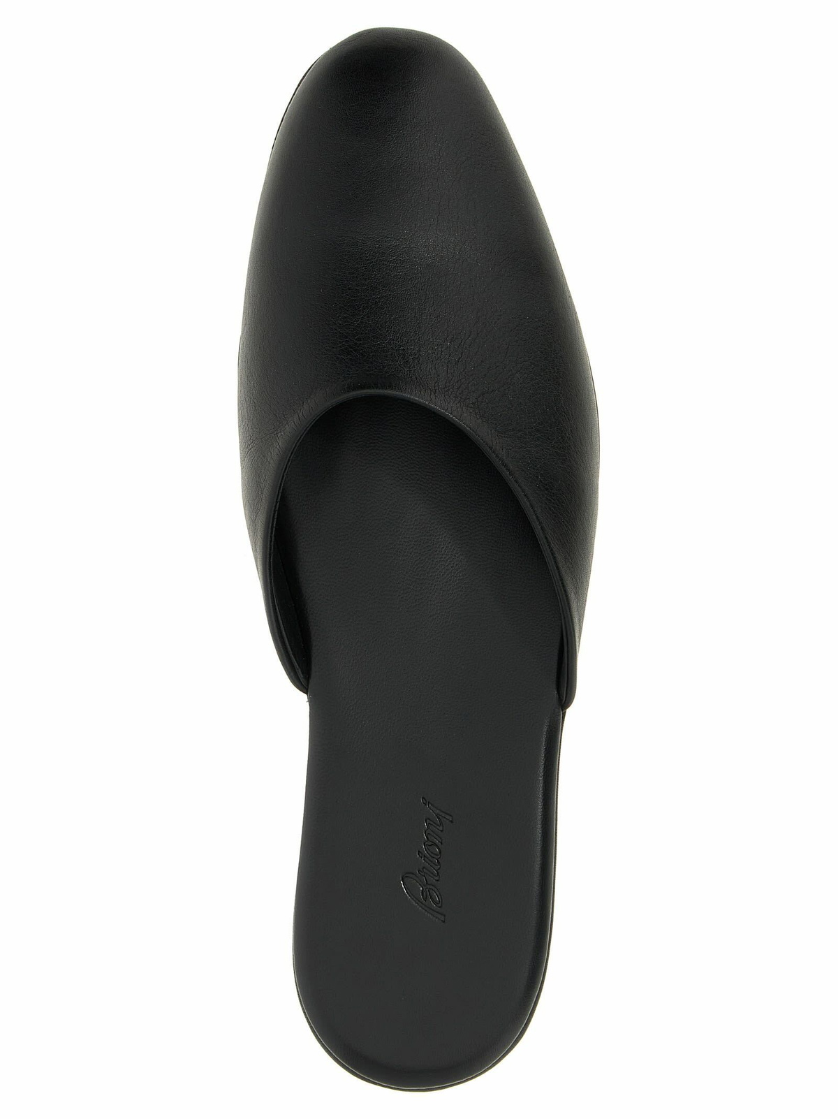 Brioni Leather Sabots