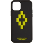 Marcelo Burlon County of Milan Black and Lime 3D Cross iPhone 11 Case