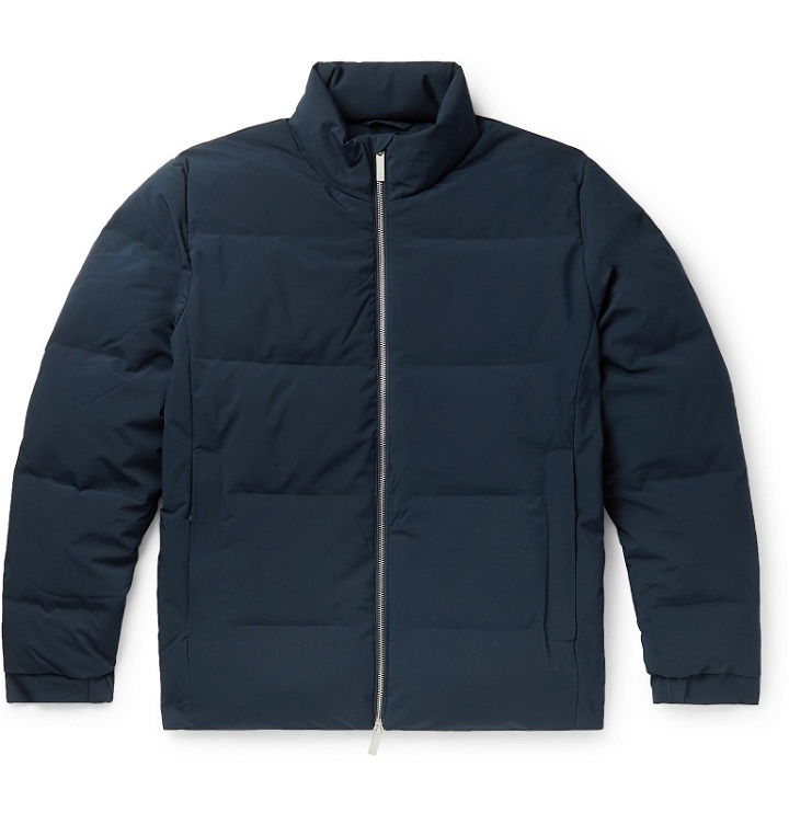 Photo: NN07 - Quilted Shell Down Jacket - Blue