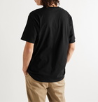 Stüssy - Printed Cotton-Jersey T-Shirt - Black