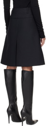 Fax Copy Express SSENSE Exclusive Black Midi Skirt