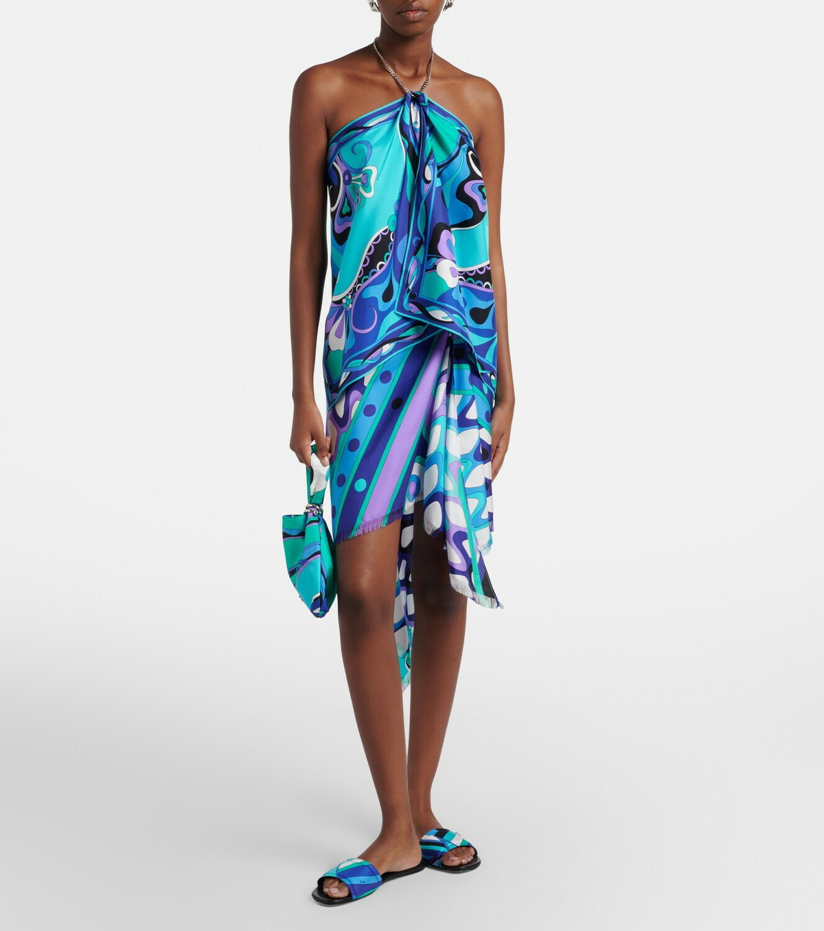 Pucci Yummy Iride twill slides