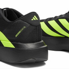 Adidas Running Men's Adidas Adizero Evo SL M in Black/Lucid Lemon/Iron Metallic
