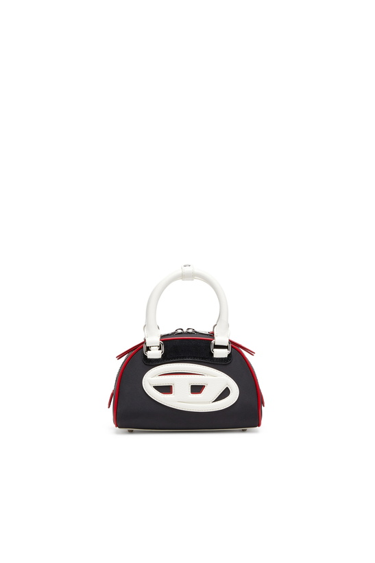 Photo: Diesel 1DR Dome-Colour-block mini bowling bag - Crossbody Bags Womens in Multicolor