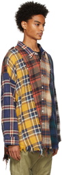 R13 Multicolor Plaid Shirt