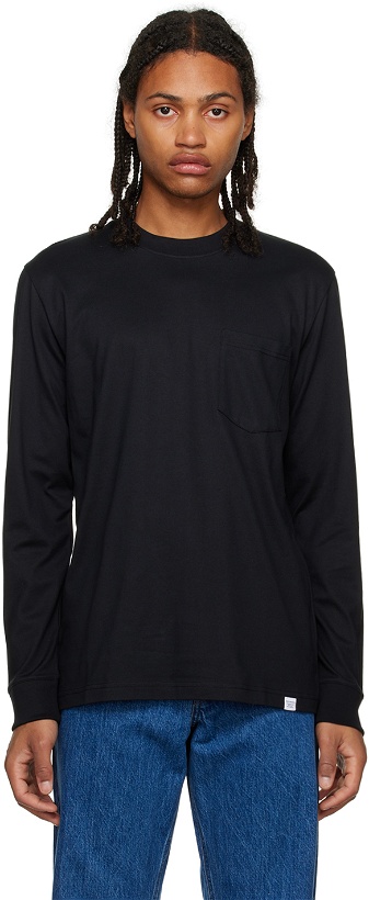Photo: NORSE PROJECTS Black Johannes Long Sleeve T-Shirt