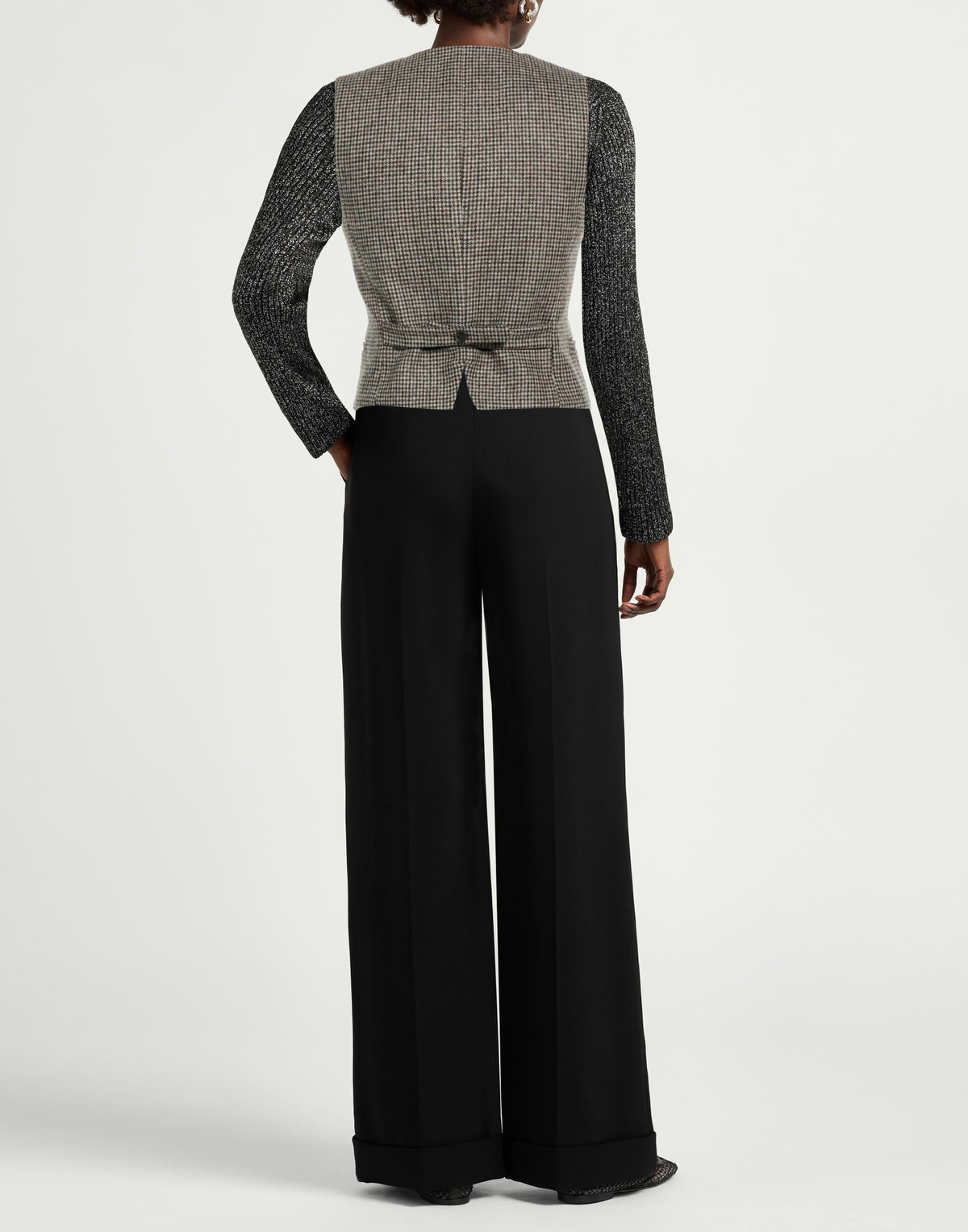 P. a.r. o.s. h. Womens Tailored Vest Taupe