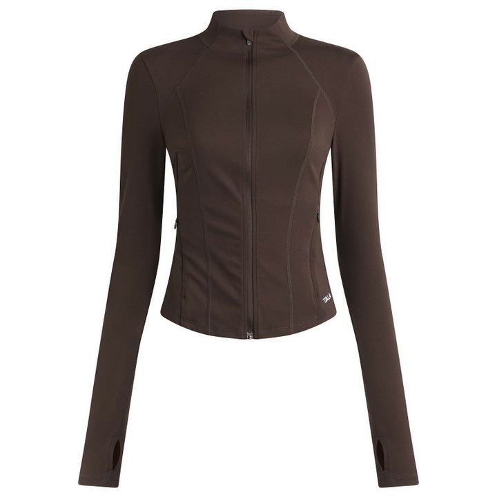 Photo: TALA Women's DayFlex Front Running Jacket in Americano