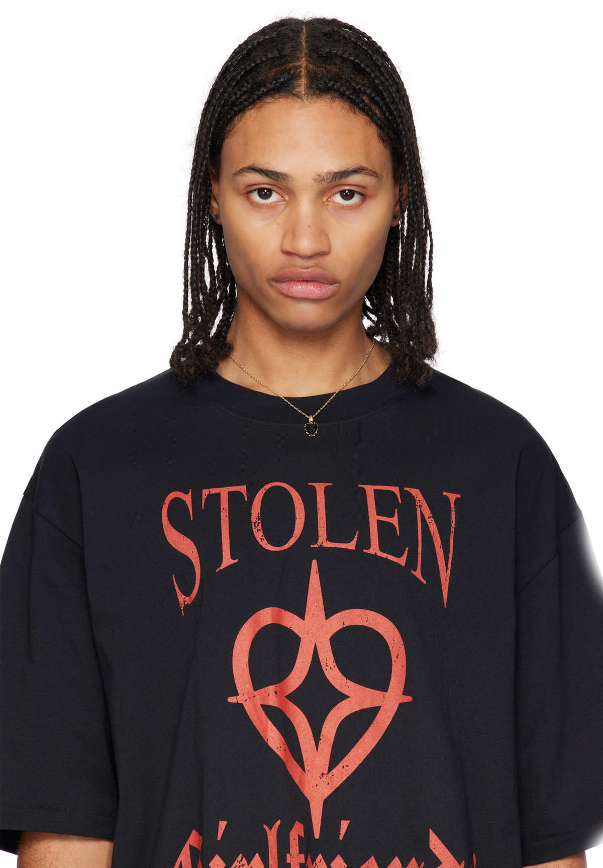 Stolen Girlfriends Club Gold Love Claw Necklace