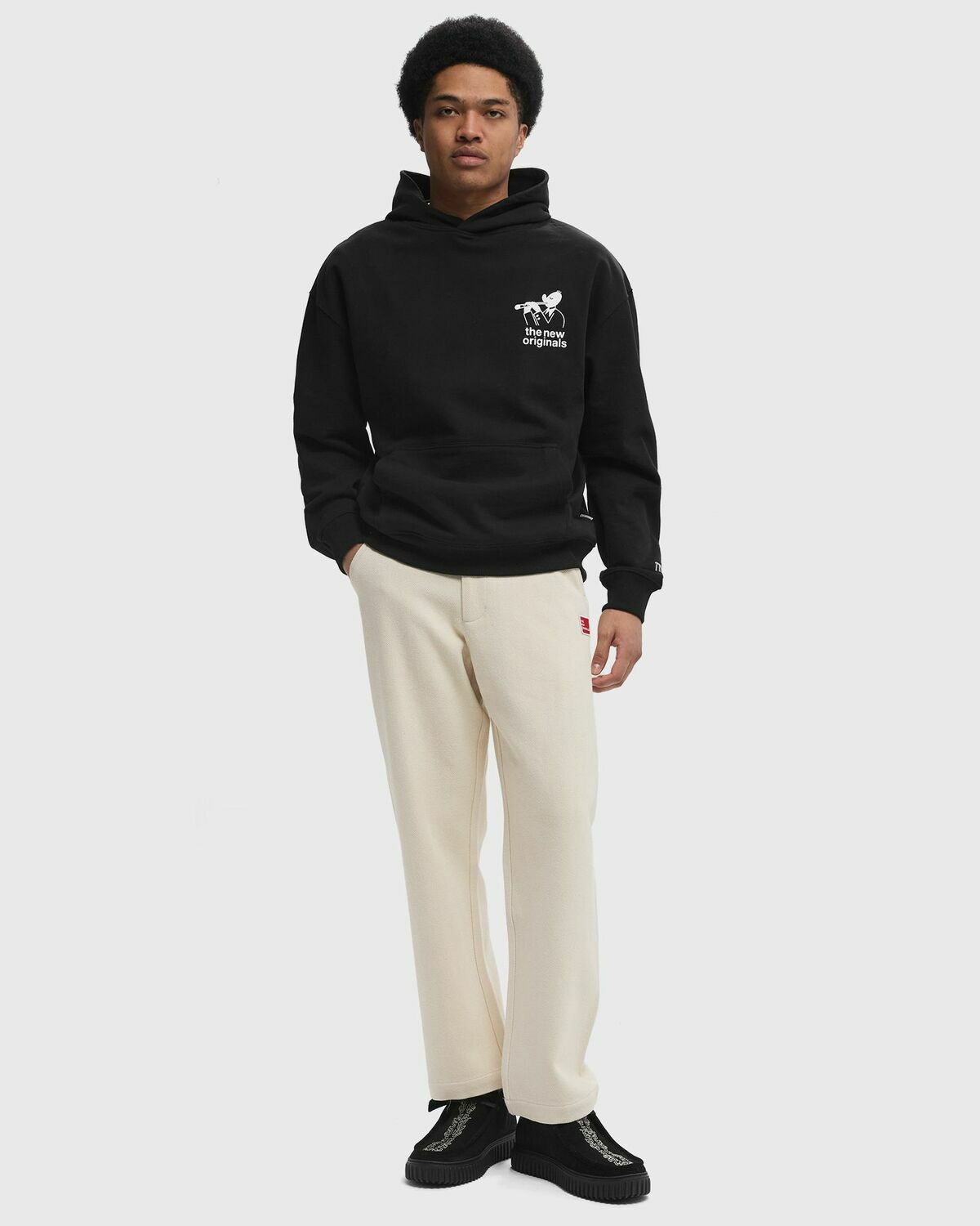 The New Originals FREDDY JAZZBAND HOODIE Black Mens Hoody The New