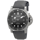 Panerai Submersible QuarantaQuattro eSteel Automatic Grey Dial Mens Watch PAM01288