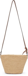 Loewe Beige Raffia Pochette Bag
