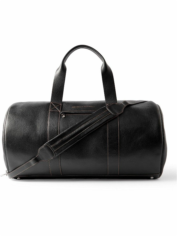 Photo: Brunello Cucinelli - Borsa Leather Duffle Bag
