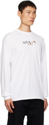 Noah White Painter Long Sleeve T-Shirt