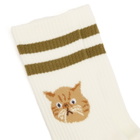 Rostersox Cat Socks - Presented by END. in Olive