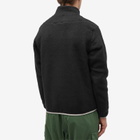 Ostrya Men's Bluebird Shearling Pullover Fleece in Black