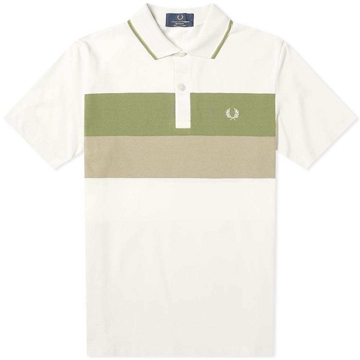 Photo: Fred Perry Reissues Striped Mesh Panel Tennis Polo