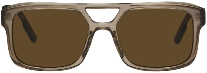 Photo: ZEGNA Brown Fashion Sunglasses