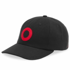 Pop Trading Company Men's O Six Panel Cap in Black 