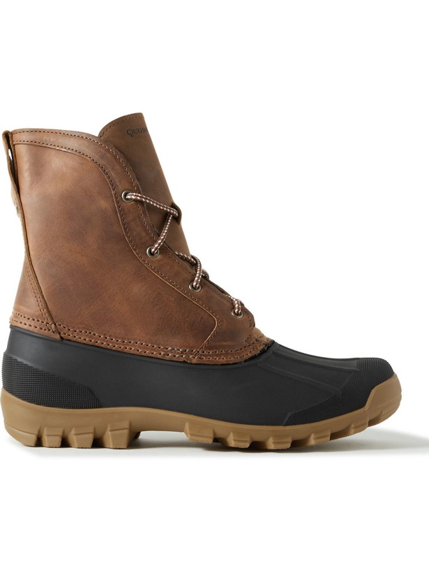 Photo: Quoddy - Cascade Leather and Recycled Rubber Boots - Brown
