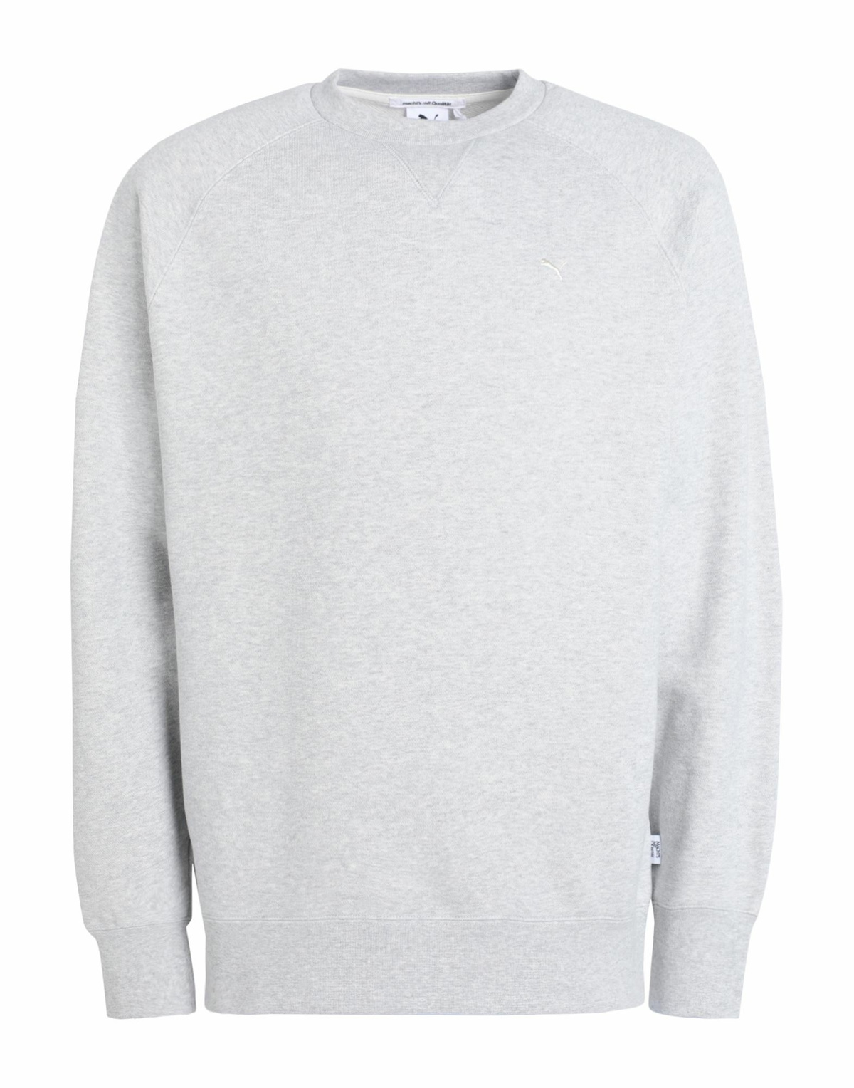 Puma Mmq Crew Mens Sweatshirt Light in Grey